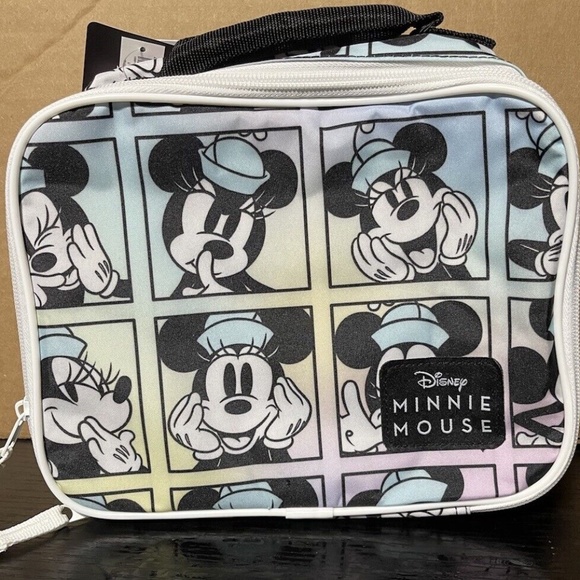 Disney Minnie Mouse Insulated Zipped Lunch Bag for Kids By Bloworld - Picture 3 of 12